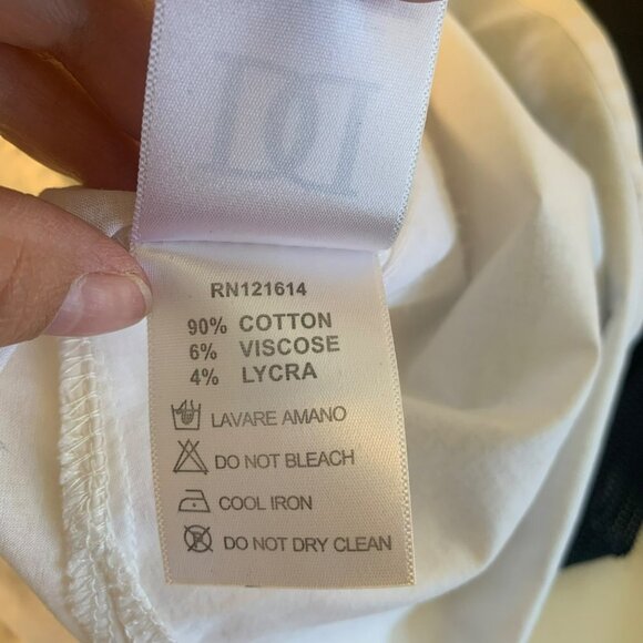 Dzhavael Couture Black & White Mesh Top - Picture 5 of 11